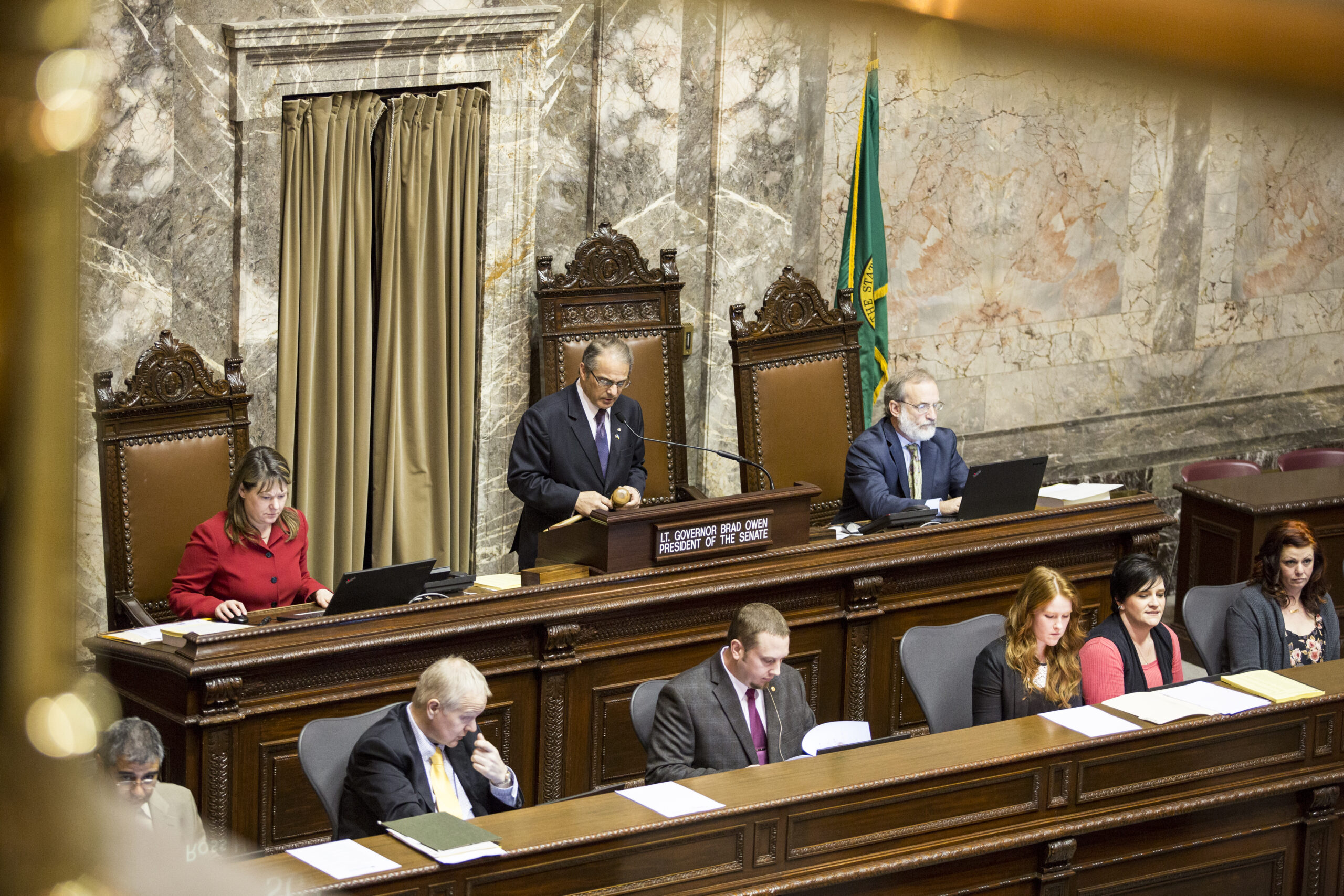 Image of Washington state's senate chamber